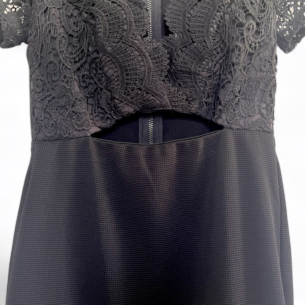 Luxxel Small Black Cut Out Lace Dress - Picture 7 of 13